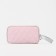 Cosmetic bag with zipper, Powder color