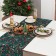 Walking on the table New Year's Ethel "Winter Berry" 40x147cm, 100%HL, sarzha 190 g/m2