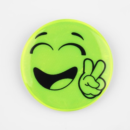 The reflective icon "All the World", d = 5.8 cm, color mix-3