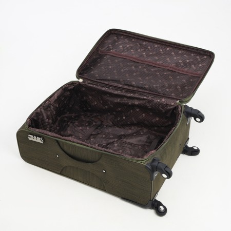 Big suitcase 28 ", lightning department, code castle, 4 wheels, outer pocket, khaki color-8