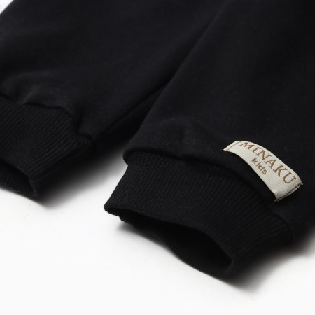 Kit for children (jumper, trousers) minku color black, height 92-98 cm-6