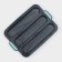 Silicone form for baking with perforation "Baget", 34.5 × 24 × 2.2 cm, 3 cells (28 × 6 × 2 cm), the color is gray.