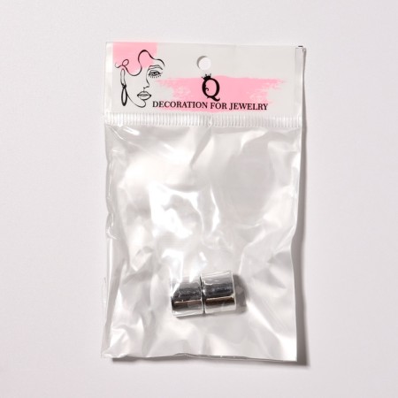 Magnetic lock lock, l = 20 mm, d (internal) = 12 mm, (set 2 pcs.), Silver color-5