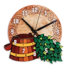 Wall watches, series: bathhouse, 