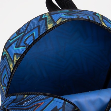 Baby backpack on lightning, external pocket, blue color-3