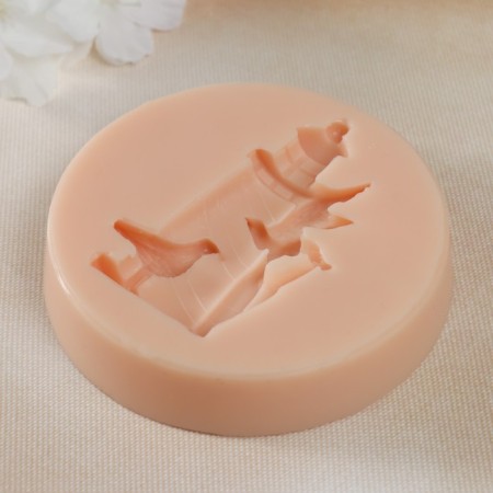 Mold Silicon "Lighthouse with Seagulls" 7x5x1 cm-2