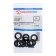 Rubber gasket Masterprof Isa. 30380, for water 1/2 ", set of 10 pcs.