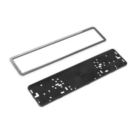 Torso number holder, stainless steel, plastic substrate, chrome-1