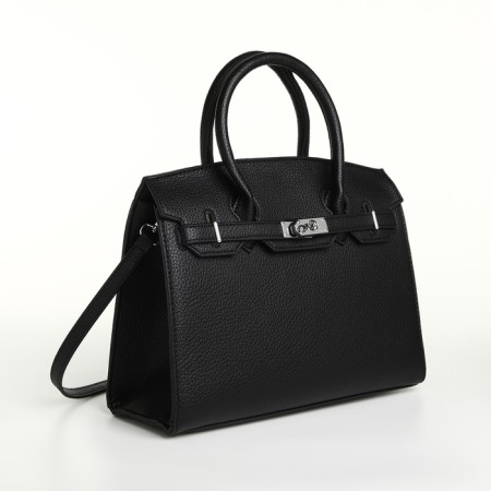 Female bag on a valve, black color-7