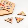 Wooden puzzle "Transport. Entertaining triangles "
