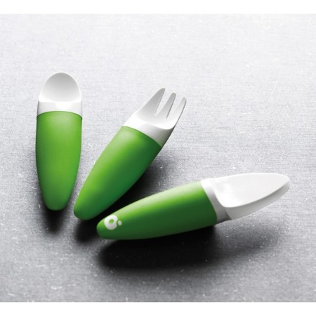 Set of cutlery for children's green-2