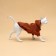 Folder for animals with a hood, size XL (DS 50 cm). cm) beige