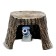Decorative lid for the outlet "stump"