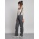 Semi -combinezone ski insulated female winter, size 44, color gray color