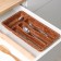 Tiles for cutlery "Woody", 36 × 20 × 5 cm, 4 departments