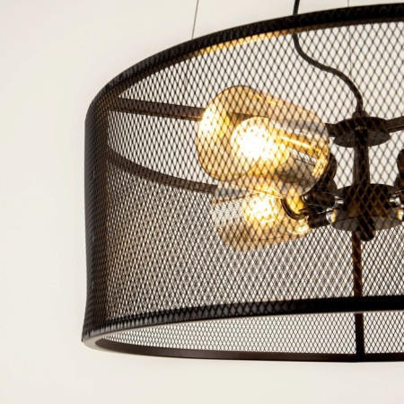 Suspended Citilux “Robin” CL535245, 50x50x120 cm, 4x60W, E14, brown color-8