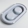 Animal bowl "Moore-huma" 0.3l double on a stand, gray