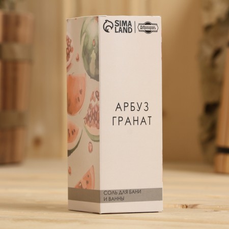 Соль для бани и ванны "Арбуз и Гранат" 150 г Добропаровъ-2