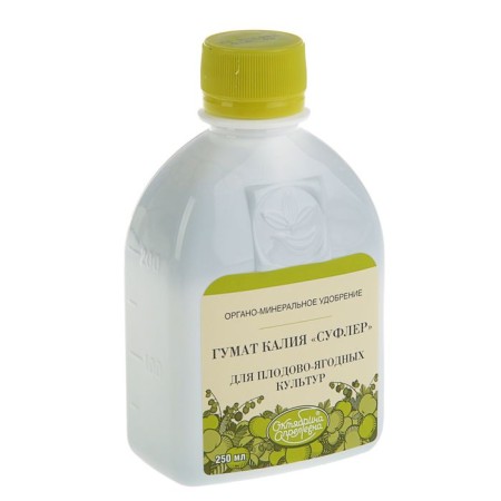 Fertilizer of the organo-mineral potassium humane "Suffler", fruit and berry, bottle, 250 ml