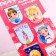Magnetic tabs on the Fairytale substrate, 6 pcs