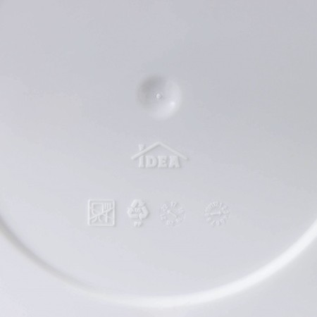 Pot with the pallet "Stones", 2.6 l, white color-4
