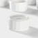 A set of Ramekines from heat -resistant ceramics Magistro "Caspar", 6 items: 200 ml, white color