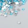 Decor for creativity in the bottle "Rhinestones. Blue water" set 500 pcs d = 0.5 cm 7x2x2 cm