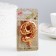 Candle in the Sanata cake, number "9", gold with red stars, 5.5 cm