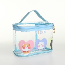 Cosmetic bag PVC Friends, 21*12*13, OTD on Lightning PL54, Blue