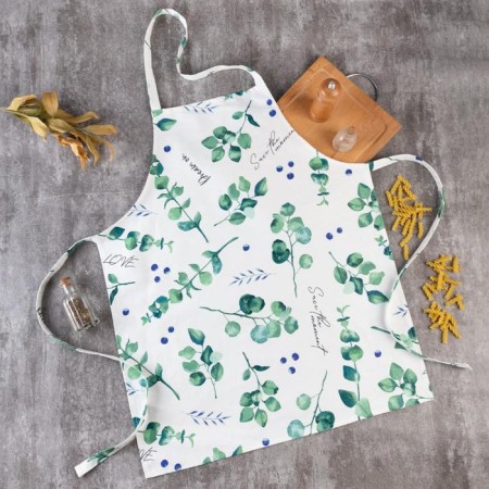 Apron "Ethel" Eucalyptus 60x70cm, 100% cotton, sarzha 190 g/m2