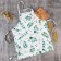 Apron "Ethel" Eucalyptus 60x70cm, 100% cotton, sarzha 190 g/m2