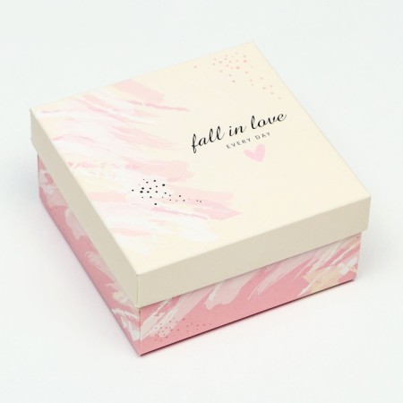 Folding box, Fall in love 10 x 10 x 5 cm-2