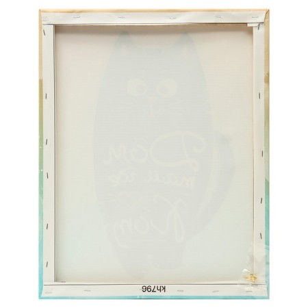 Picture on the subframe "House where the cat" 40x50 cm-2