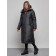 Coat insulated winter female, size 42, black color