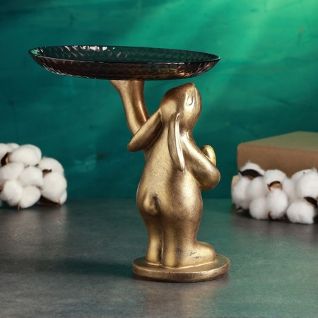Steel stand "Rabbit", 21 × 22 cm, bronze-3