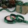 A satin ribbon “Dream fulfillment”, 15 mm, 23 ± 1 m, green color No. 056