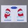 New Year's embroidery with a cross. Set for creating a toy "New Year! Snowman "