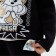 Sweatshirt (hoody) Children's minku: crush, black color, height 134 cm