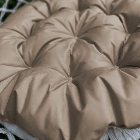 Villy swing pillow, diameter 60 cm, dark beige color-3