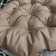 Villy swing pillow, diameter 60 cm, dark beige color