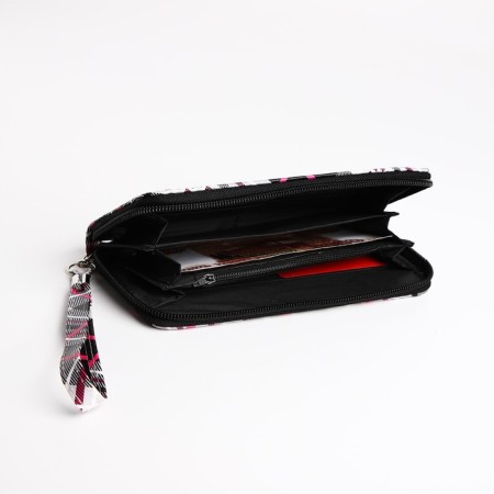 Women's wallet with lightning, black color-3