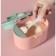 Container for storing baby food "Crown", 360 gr., Pink color