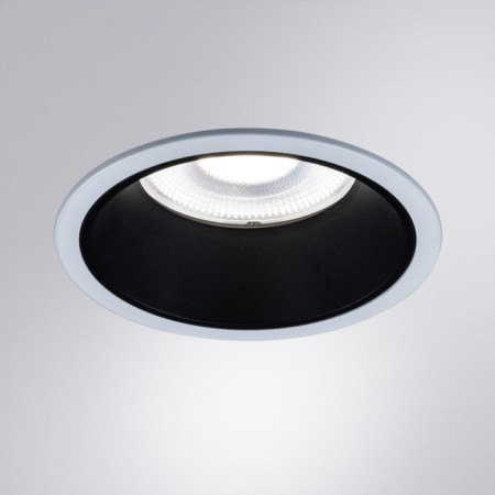 Pointed-built lamp Arte Lamp Chess A3314PL-1WH, LED, 15 W, 10.5x10.5x6.5 cm, white, black-3