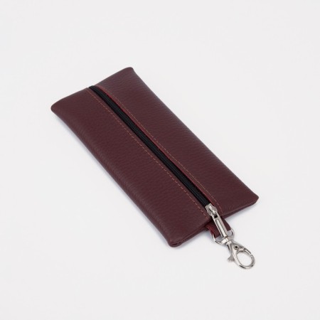 Lightning Keyhum, length 17 cm, ring, carbine, burgundy color