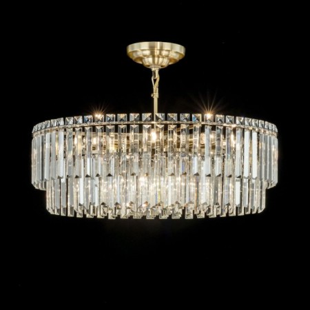 Suspended chandelier Citilux “Foundation” CL303223, 12X60W, E14, brown color-3