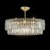 Suspended chandelier Citilux “Foundation” CL303223, 12X60W, E14, brown color