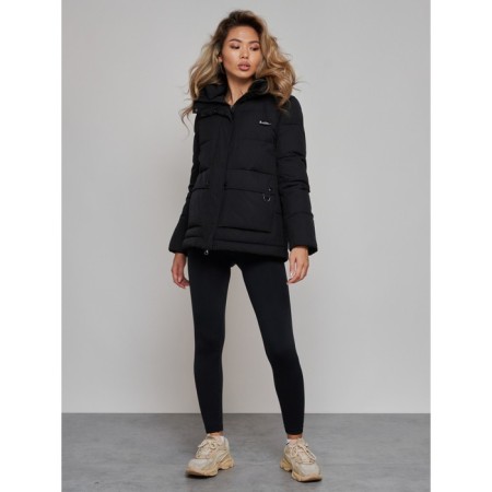 Winter jacket, size 46, black color-1