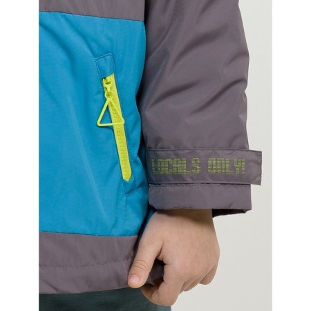 Windbreaker for boys, height 110 cm, gray color-7