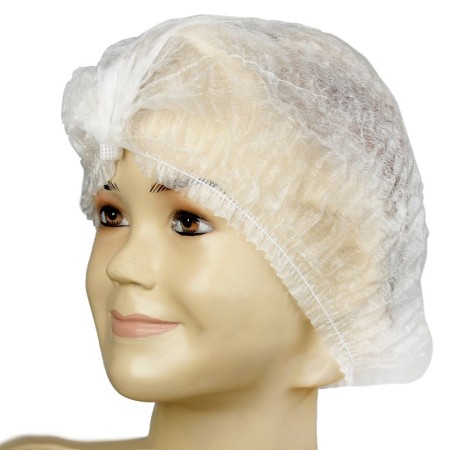 Medical hat "Charlotte" 12 g/m2 white 50pcs/un