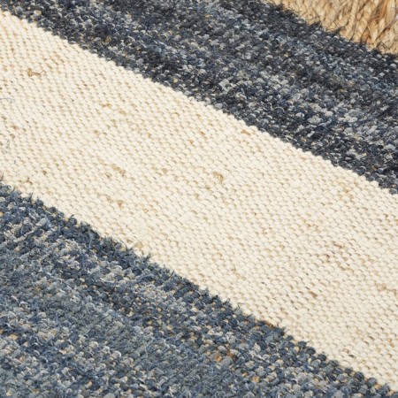 Reding from jute, denim and wool Tkano Hyderabad Ethnic, size 120x180 cm-7